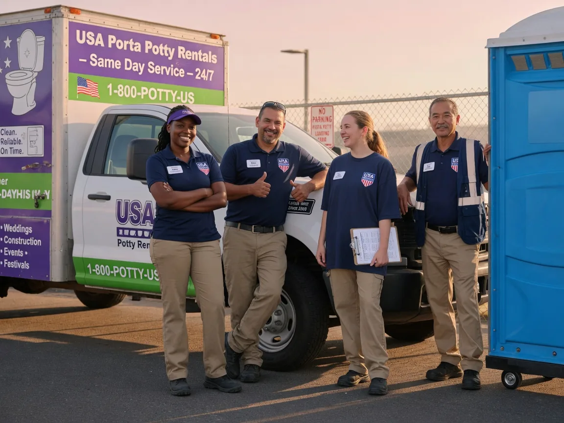 Porta Potty Rental company in Prairie City, IL